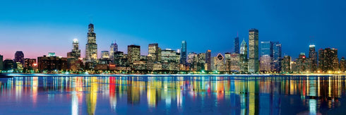 MasterPieces 1000 Piece Jigsaw Puzzle For Adults, Family, Or Youth - Chicago Panoramic - 13"x39"