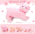 Honoson Nurturing Pig Stuffed Animal with Babies, Soft Plush Set for Toddlers, 4 Magnetic Baby Pigs