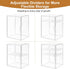 ERTIUANIO 3 Countertop Baby Bottle Organizer Tier Bottle Storage Organizer Baby for Bottles, Nipples, Pump Parts, Food