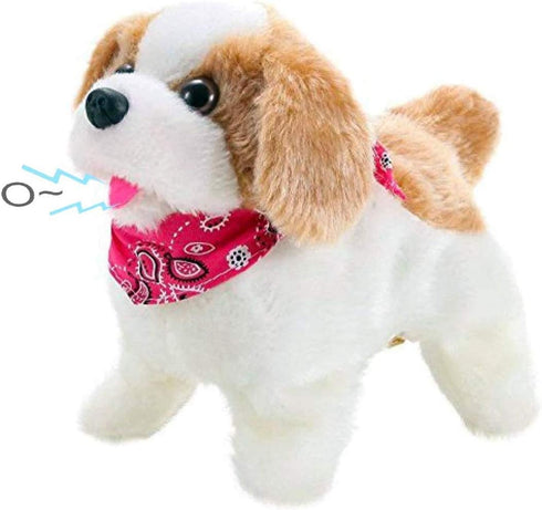 Liberty Imports Flip Over Puppy - Battery Operated Mechanical Jumping Dog Toy that Somersaults, Walks, Sits, Barks