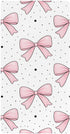 CZXW Pink Bowknot Pattern Crib Sheets Fitted 52" x 28" Natural Cotton Soft