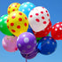 PeStary 50 Ct 12 Inches Polka Dot Balloons, Rainbow Assorted Latex Party Decoration Birthday Air Balls