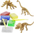 Dino Models Clay Craft Kit - Build 4 Dinos with Air Dry Magic Modeling Clay for Kids Ages 3-8, Perfect Easter Gift