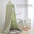 Bunnikins & Clover Bed Canopy for Girls Boys Bedroom Decor, Round Dome Mosquito Net for Baby Crib, Nook Castle Game