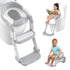 3 1 Potty Training Seat, Toddler Potty Training Toilet with Step Stool Ladder for Kids Boys Girls, in Foldable Toilet