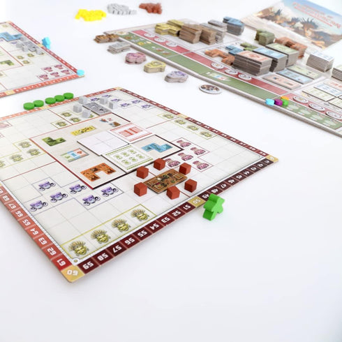 GTS Distribution BUCANEIROS Founders of Teotihuacan Board Game, Tile Laying Ancient City Building, Ages 14+, 1-4