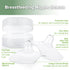 (18mm, 4pcs) haakaa Silicone Nipple Shields for Breastfeeding Newborns, Contact Nipple Shield for Latching