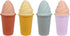 BLUE GINKGO Ice Cream Sand Toys, Silicone Beach Toy Set of 4, Easy Clean Travel-Friendly for Toddlers and Children