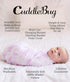100% 4x4 4 Pack CuddleBug Swaddles for Newborns - Muslin Cotton Baby Swaddle Blanket, Soft & Breathable, Large Feet
