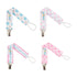 4 Pack 4MP04-HZ babygoal Baby Girl Pacifier Clips with Pacifier Case, Metal Clips for Boys and Girls Fits Most