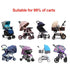 Universal Rain Cover for Children Stroller, Baby Carriage Travel Weather Shield, Baby Pram Raincoat
