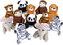 Adventure Planet 5-inch Zoo Animal Plush, Bulk Pack of 12 Pieces