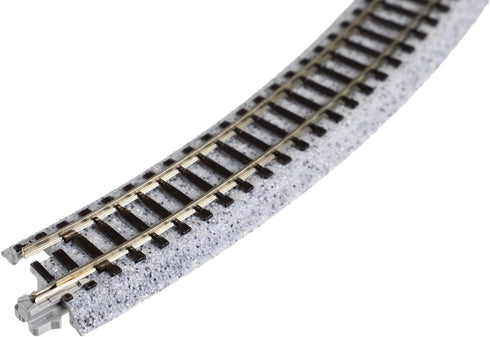 Kato 282mm (11") 45-Degree (4-Piece) USA Model Train Products Unitrack, Radius Curve Track