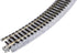 Kato 282mm (11") 45-Degree (4-Piece) USA Model Train Products Unitrack, Radius Curve Track