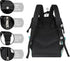 Hsnar Backpack Bike Red Hearts Waterproof Diaper Bag Large Capacity Baby Bag with Stroller Straps, Multi-Pocket Diaper