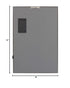 NoJo Lighted Wall Decor - Inspirational 'Explore, Dream, Discover, Wander' Design in Grey and Charcoal