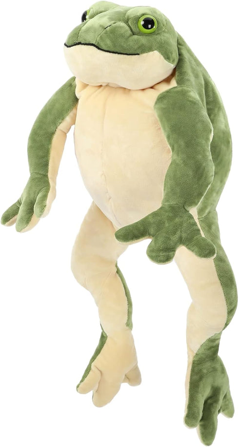 MorisMos Giant Frog Stuffed Animal - 22 Inch Large Green Plush Pillow for Kids