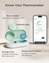 Momcozy 3M Wearable Digital Thermometer for Baby, Medical-Grade Accurate Smart Thermometer, Instant Reads, APP