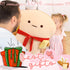 ARELUX 17.7in Funny Toast Bread Pillow, Cute Plush Hugging Pillow, Soft Food Sofa Cushion for Kids