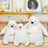 Djungelskog Bear Giant Simulation Plush Doll, 31.5 in/80 cm White Polar Bear, Huge Cuddly Teddy for Home Decoration