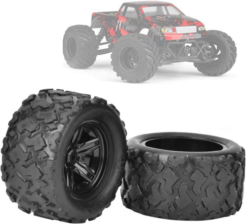 Pilipane 2pcs Wheel Tire Replacement for HS 18301 18302 18311 18312 1/18 RC Car Accessories