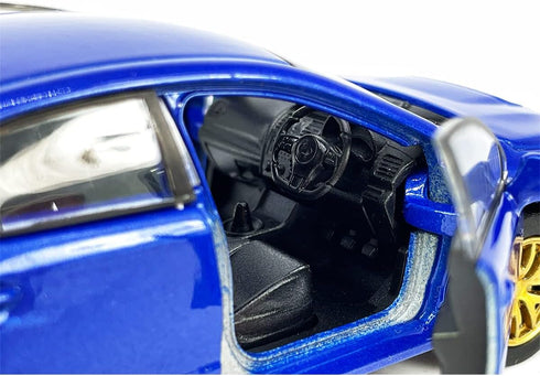 Impreza WRX STI Toy Car Racing Sports Diecast Model 1/36 Scale Metal Pull Back Vehicle for Boys