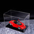FINGERINSPIRE Clear Plastic Minifigure Display Cases 10.2x6.3x8inch with Black Base for Models, Dolls, and Collections