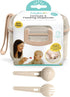 Lulyboo Baby Formula Milk Powder Container - Travel-Friendly, Airtight Storage with Scoop & Spork, Compact BPA-Free