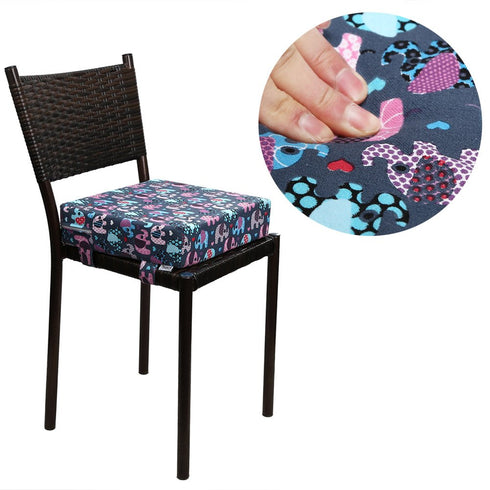 Zicac Portable High Chair Increasing Seat Cushion for Travel Dining Seat Pad for Toddler Kids Baby Infant Washable