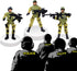 12 Pack Military Soldier Special Forces SWAT Counter-Strikes Elite Model with Weapon