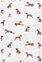 Crib Sheets for Boys Girl Boxer Dog Breathable Mini Crib Mattress Sheets
