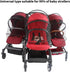 jiahesuw Strollers Net Breathable Full Coverage Baby Net for Baby Carriers Pushchair Pram Pushchair Canopy