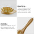 Set FRCOLOR Wooden Handle Hair Brush and Comb with Soft Wool Bristles for Newborn Scalp Care and Bathing Grooming Kit