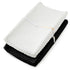 Homiest 2 Pack Changing Pad Cover, White + Black Changing Table Sheets, Ultra