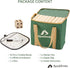 ApudArmis Giant Tumble Tower, 54 PCS Pine Wooden Stacking Timber Game with 1 Dice Set
