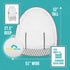 KinderSense - Premium Baby Safety Crib Tent - Toddler Crib Topper to Keep Baby from Climbing Out - See Through Mesh