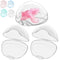 Smlpuame Pacifier Case,3 Pack BPA Free Pacifier Holder Case,Transparent Container Box for