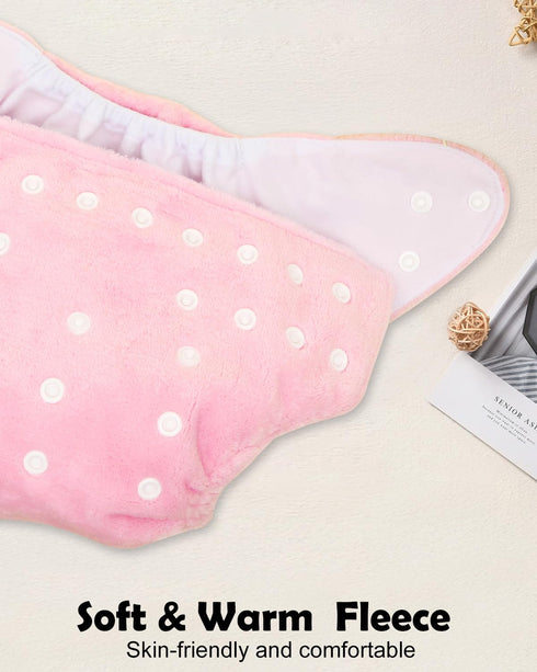 6 Pack 6pcs 4-Layers 6BMR02 ALVABABY Baby Cloth Diapers Warm for Autumn and Winter with Rayon from Bamboo Inserts,Cloth