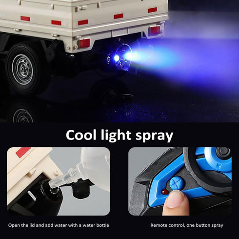 Truck,1:16 2.4GHz 3 Remote Control Car RC Kei Scale RC Transporter Pickup Truck, All Terrain RC Transport Cars