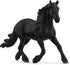 Schleich HORSE CLUB - 6" Frisian Stallion - Hand-Painted Collectable, Realistic Toy