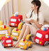 XIZHI Car Plush Toy Soft Stuffed Car Plush Pillow Toy CuteTractor Cartoon Throw Pillow Plushie Gifts for Kids Birthday