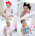 Baby Girl Headbands - Handmade Cotton Hairbands with Bows for Infant & Toddler, Child Hair Accessories