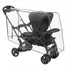 SASHA'S Rain and Wind Cover for Both Baby Trend Sit N Stand Ultra Stroller & Baby Trend Sit N Stand Double