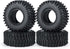 4PCS 1.0" Crawler Tires Rubber Wheel Tires for 1/24 Axial SCX24 RC Crawler Car (54mm)