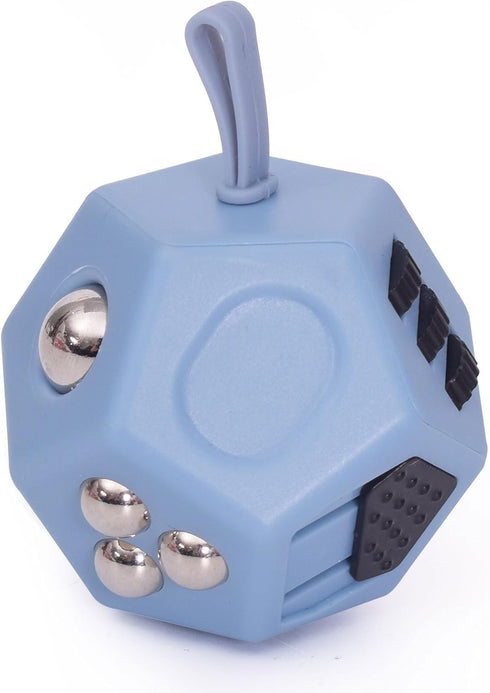 UOOEFUN Small Fidget Toys,12 Sided Fidget Toys,Mini Cube Toys Relief Stress,Autism and