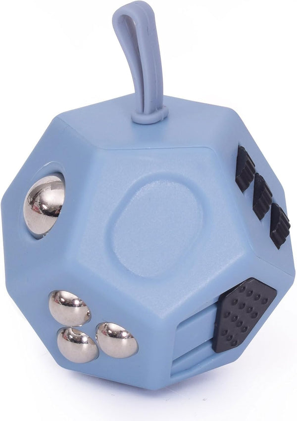 UOOEFUN Small Fidget Toys,12 Sided Fidget Toys,Mini Cube Toys Relief Stress,Autism and