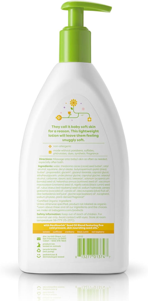 Packaging 17 Oz (Pack 2) Babyganics Daily Lotion, Chamomile Verbena, May Vary, Fl