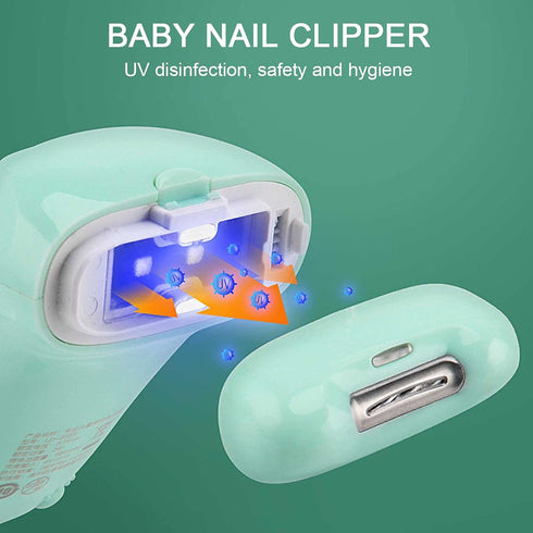 Trimmer 2 Redify Baby Nail Electric Baby Nail File, USB Rechargeable Infant Nail Clippers, Safety Protection Design