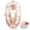 Meindoovm Baby Lounger | Organic Cotton Infant Support Cushion | Reversible, Adjustable &