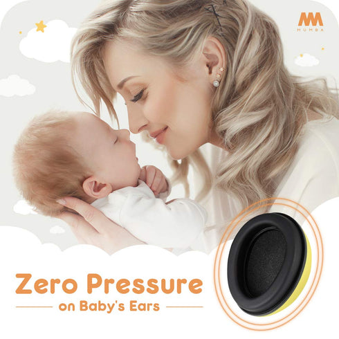 Mumba Baby Ear Protection Noise Cancelling Headphones for Babies and Toddlers, Earmuffs for Ages 3-24+ Months
